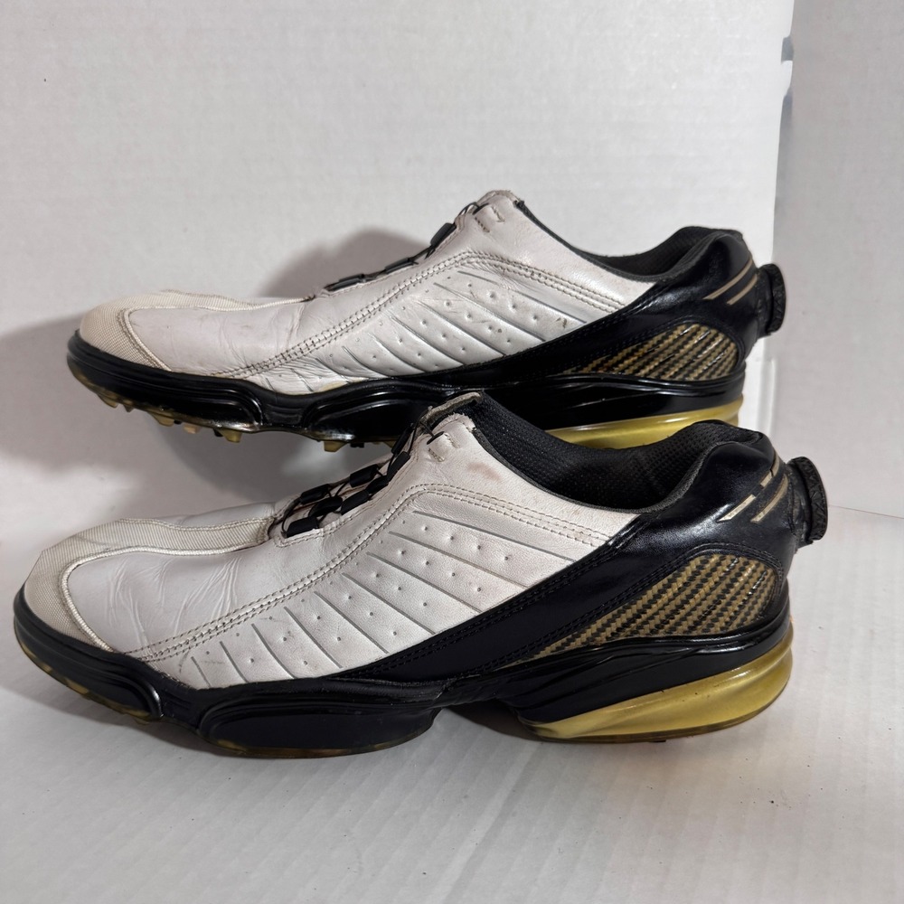 FootJoy FJ Sport Mens Golf Shoes White Black BOA Lacing System Athletic Sneaker
